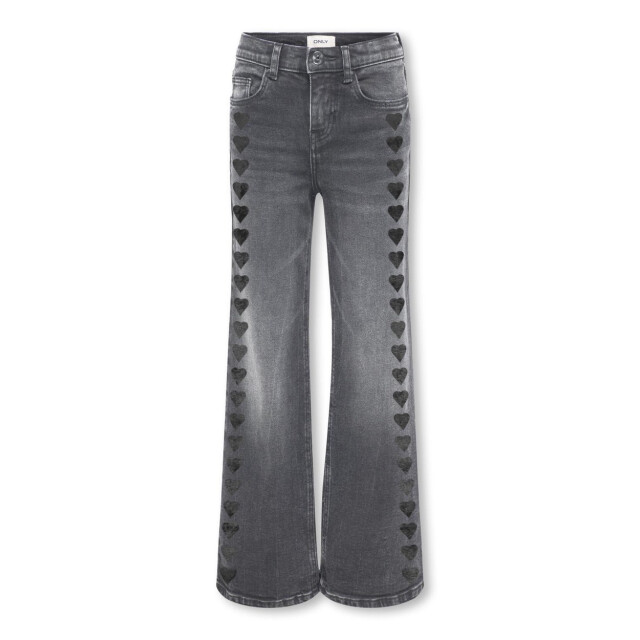 Only Kogjuicy wide heart emb dnm black denim 2106.81.0002 large