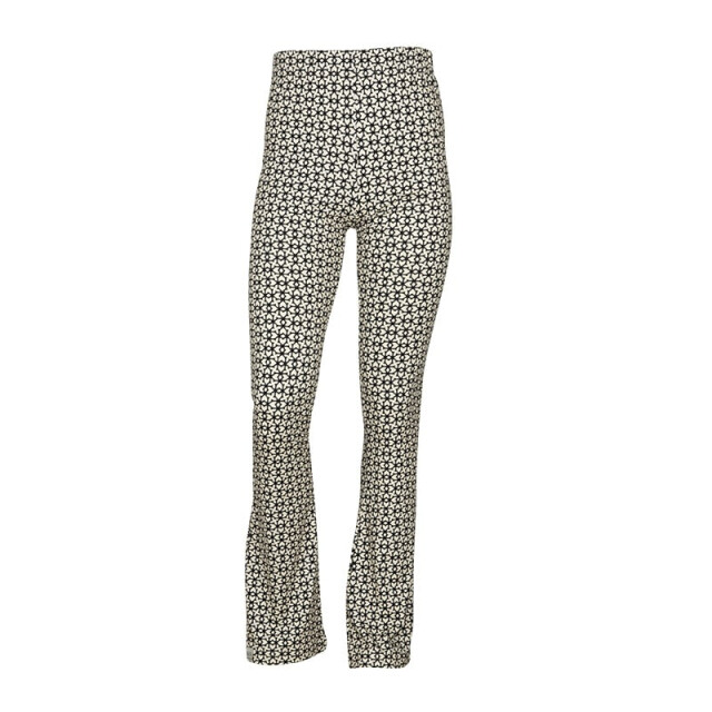 Kiestone Zomer broek meisjes grafic /wit flair KS9771-grafic black&white large