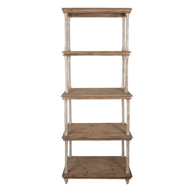 Clayre & Eef Clayre & eef boekenkast 80x40x210 cm hout 2815159 large