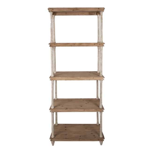 Clayre & Eef Clayre & eef boekenkast 80x40x210 cm hout 2815159 large