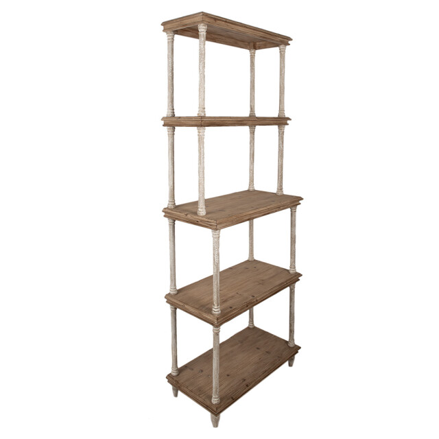 Clayre & Eef Clayre & eef boekenkast 80x40x210 cm hout 2815159 large