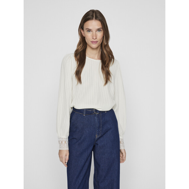 Vila Viwhitna l/s o-neck top/pb 14103220 large