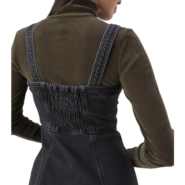 Tommy Hilfiger Bustier denim jurk Tommy Hilfiger Jeans Bustier Zwart Denim Jurk large