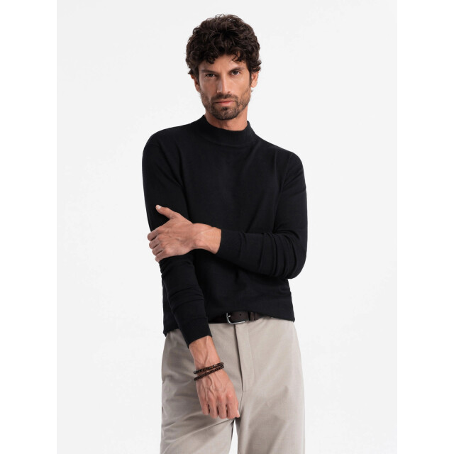 Ombre Heren v-hals sweater half turtleneck - tn-0100zw TN-0100ZW large