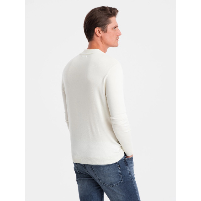 Ombre Heren v-hals sweater half turtleneck - tn-0100cr TN-0100CR large