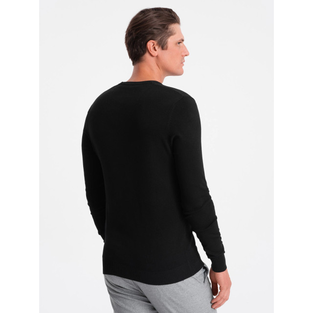 Ombre Heren v-hals sweater ribgebreide boorden - bs-0107zw BS-0107ZW large