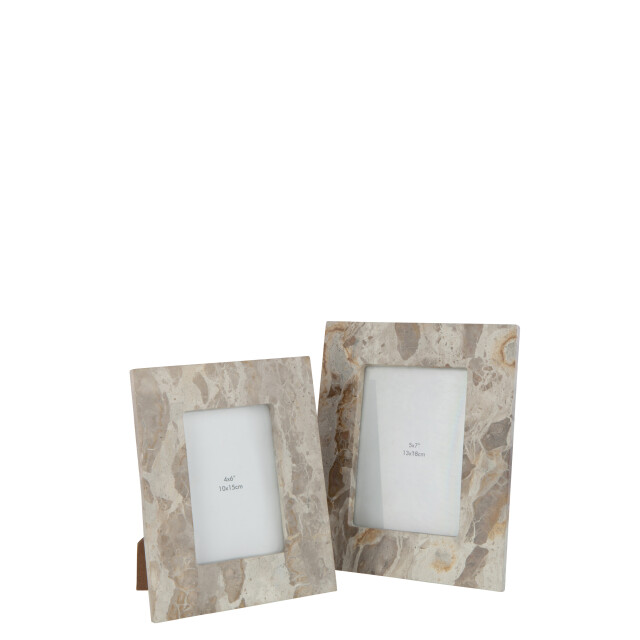 J-Line foto kader 13x18 marmer large 26x21x2cm 3009437 large