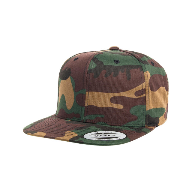 Yupoong Klassieke camouflage snapback cap UTFK1859_camogreen large