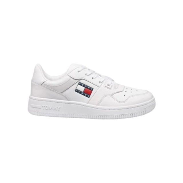 Tommy Hilfiger Slanke te sneakers met milieuvriendelijke twist Tommy Hilfiger Wit Milieuvriendelijk Sneakers large