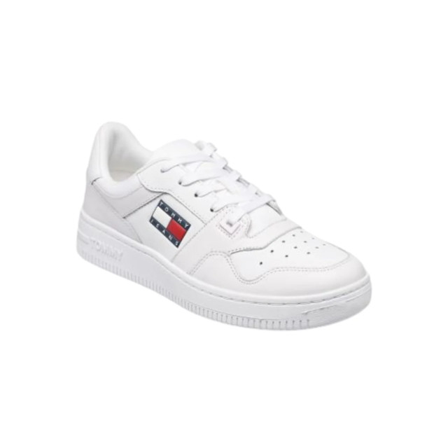 Tommy Hilfiger Slanke te sneakers met milieuvriendelijke twist Tommy Hilfiger Wit Milieuvriendelijk Sneakers large