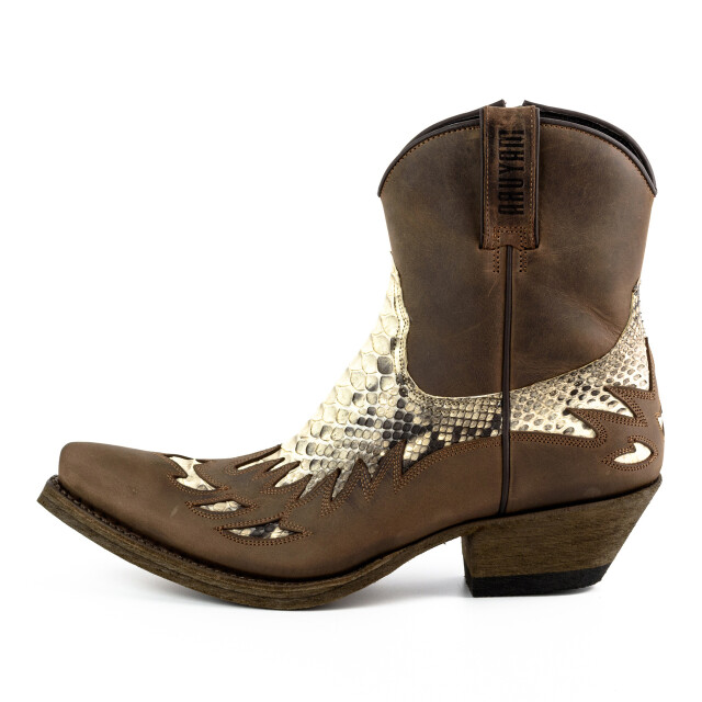 Mayura Boots Cowboy laarzen 12-crazy old sadale/ natural 12-CRAZY OLD SADALE/PYTHON NATURAL large