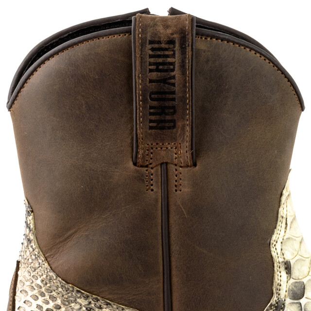 Mayura Boots Cowboy laarzen 12-crazy old sadale/ natural 12-CRAZY OLD SADALE/PYTHON NATURAL large
