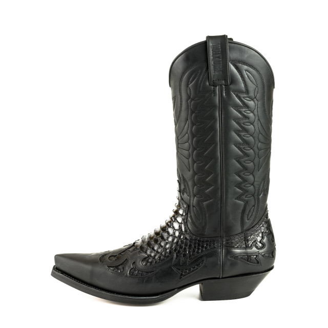 Mayura Boots Cowboy laarzen 1935-c-mex-crazy old negro/ negro 1935-C-MEX-CRAZY OLD NEGRO/PYTHON NEGRO large