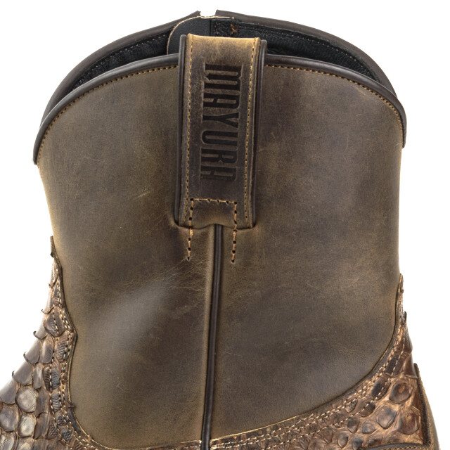 Mayura Boots Cowboy laarzen 12-crazy old sadale/ castaña mate 12-CRAZY OLD SADALE/PYTHON CASTAÑA MATE large