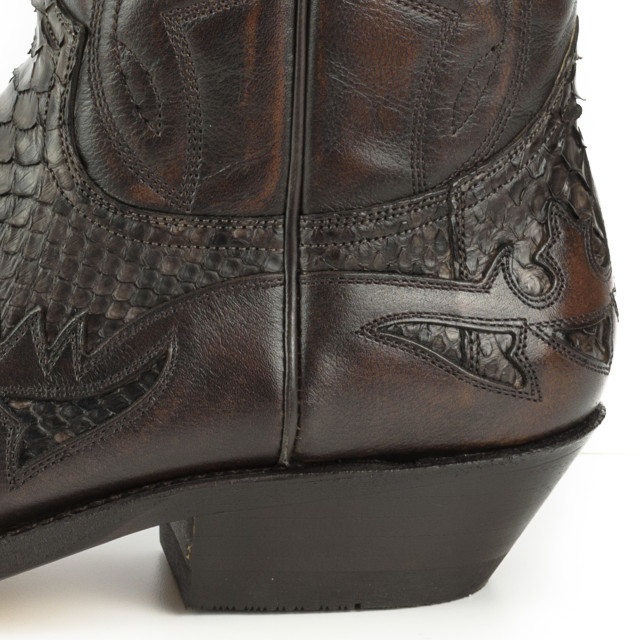 Mayura Boots Cowboy laarzen 1935-milanelo zamora/ marron 1935-MILANELO ZAMORA/PYTHON MARRON large