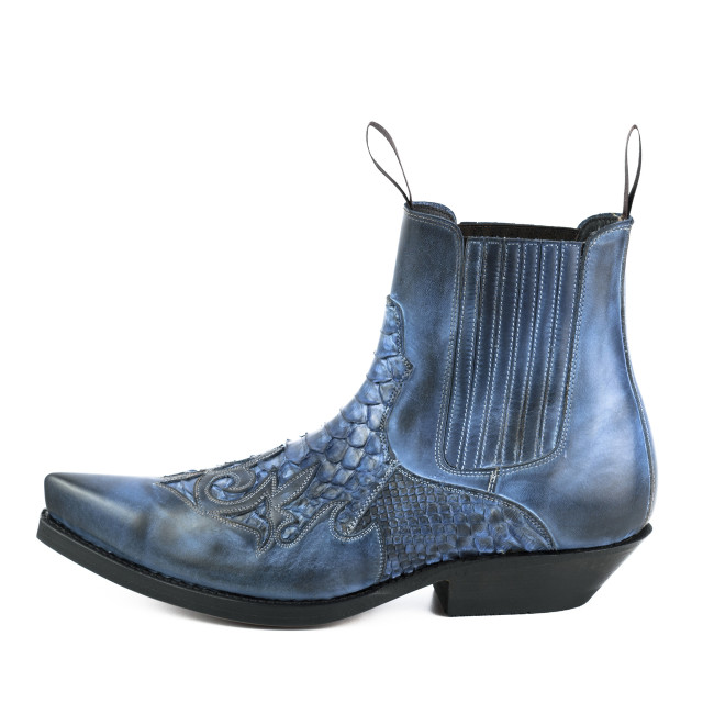 Mayura Boots Cowboy laarzen rock-2500-vacuno / azul ROCK-2500-VACUNO / PYTHON AZUL large