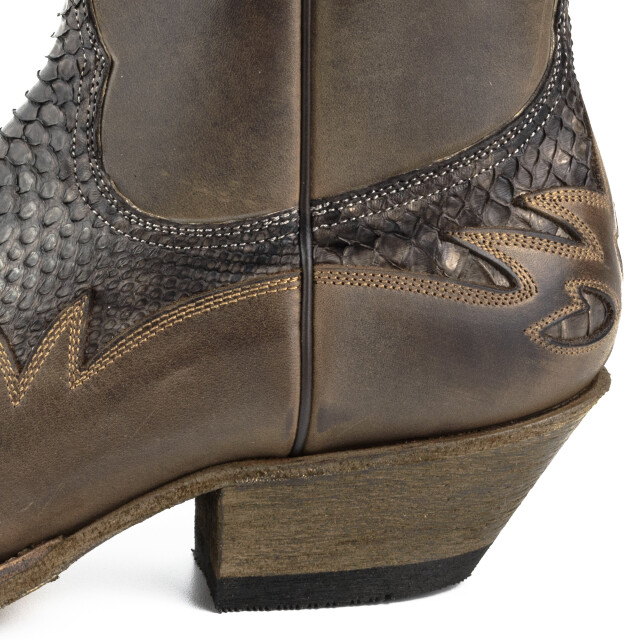 Mayura Boots Cowboy laarzen 12-crazy old sadale/ testa mate 12-CRAZY OLD SADALE/PYTHON TESTA MATE large