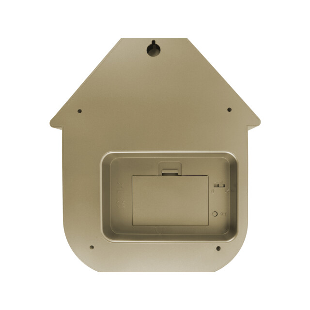 Karlsson wandklok modern cuckoo metallic metallic gold 2946894 large