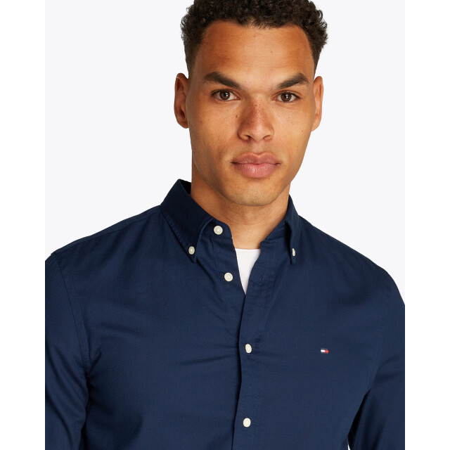 Tommy Hilfiger Menswear casual overhemd met lange mouwen 099992-001-XL large