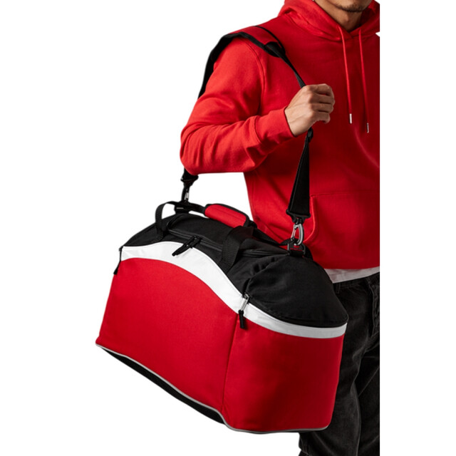 Bagbase Teamwear 54l weekendtas UTFK3113_classicredblackwhite large