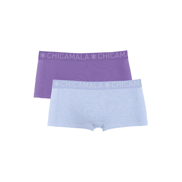 Muchachomalo Dames 2-pack boxershorts effen SOLID1215-45 large