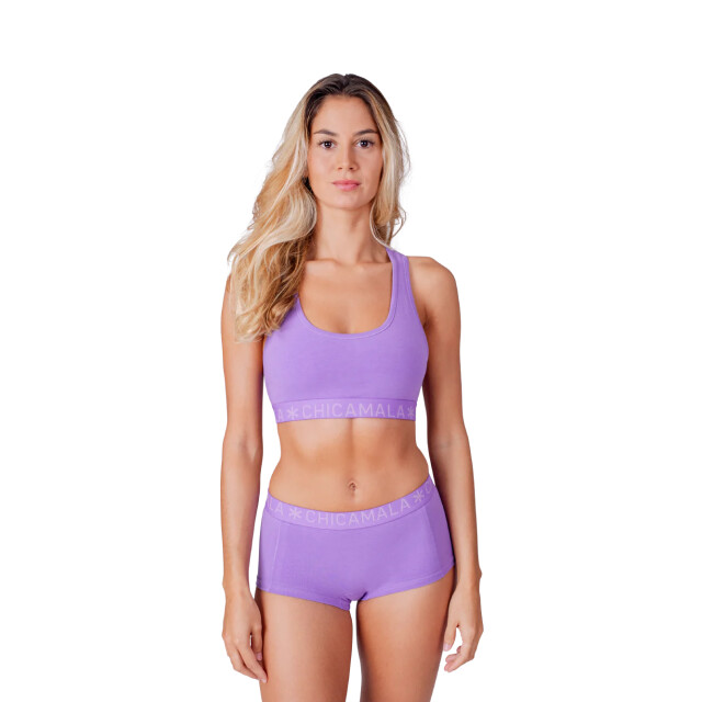 Muchachomalo Dames 2-pack boxershorts effen SOLID1215-45 large
