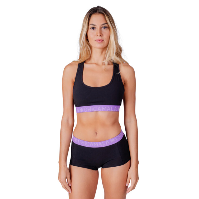 Muchachomalo Dames 2-pack boxershorts effen SOLID1215-47 large