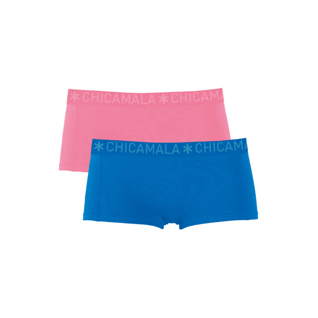 Muchachomalo Dames 2-pack boxershorts effen SOLID1215-50 large