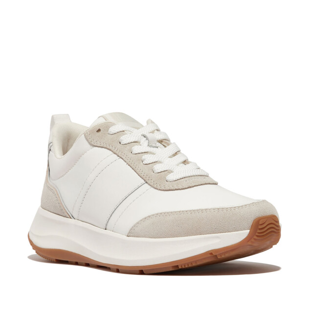 FitFlop F-mode flow sneaker nylon & suede mix IK8 large