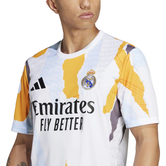 Adidas real presentatie shirt training shirt replica voetbal - 069302_100-S large