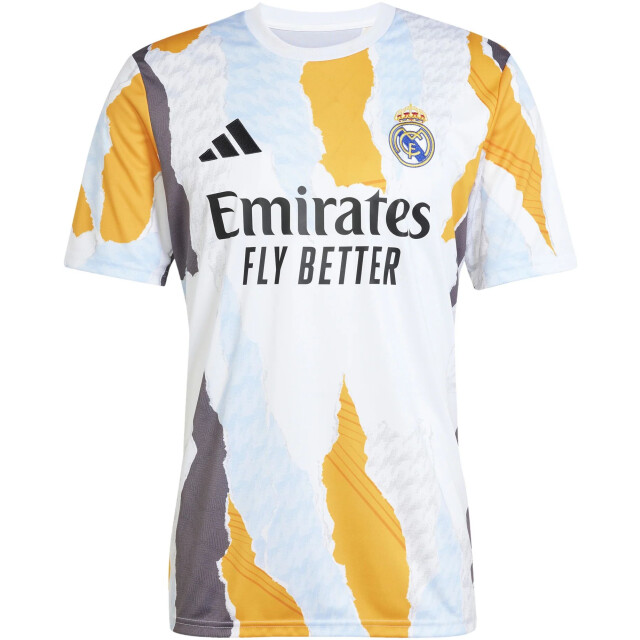 Adidas real presentatie shirt training shirt replica voetbal - 069302_100-S large
