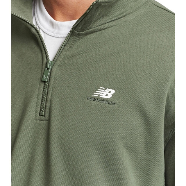 New Balance New Balance Groen Athletics Terry 1/4 Zip Trui Sweaters Groen New Balance Groen Athletics Terry 1/4 Zip Trui large