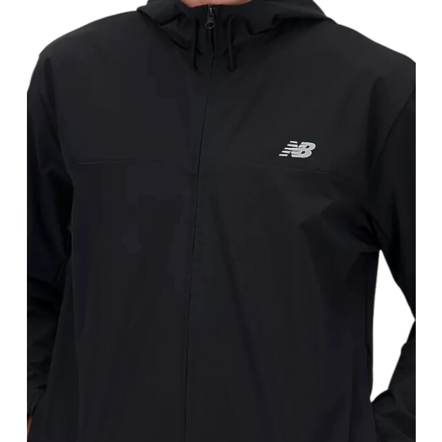 New Balance New Balance Woven Full Zip Jacket Jacks Zwart New Balance Woven Full Zip Jacket large