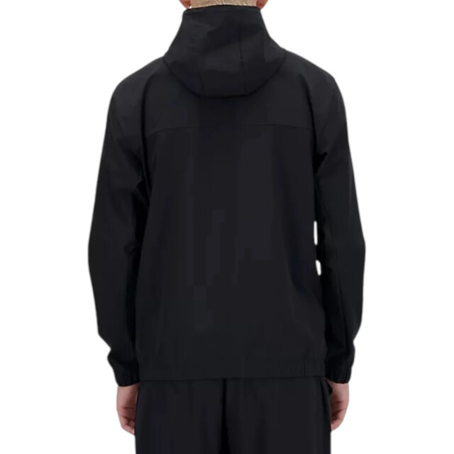 New Balance New Balance Woven Full Zip Jacket Jacks Zwart New Balance Woven Full Zip Jacket large