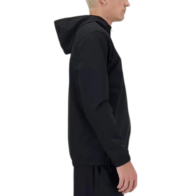 New Balance New Balance Woven Full Zip Jacket Jacks Zwart New Balance Woven Full Zip Jacket large