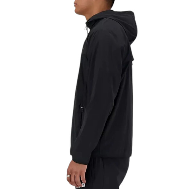 New Balance New Balance Zwart Athletics Woven Jacket Jacks Zwart New Balance Zwart Athletics Woven Jacket large