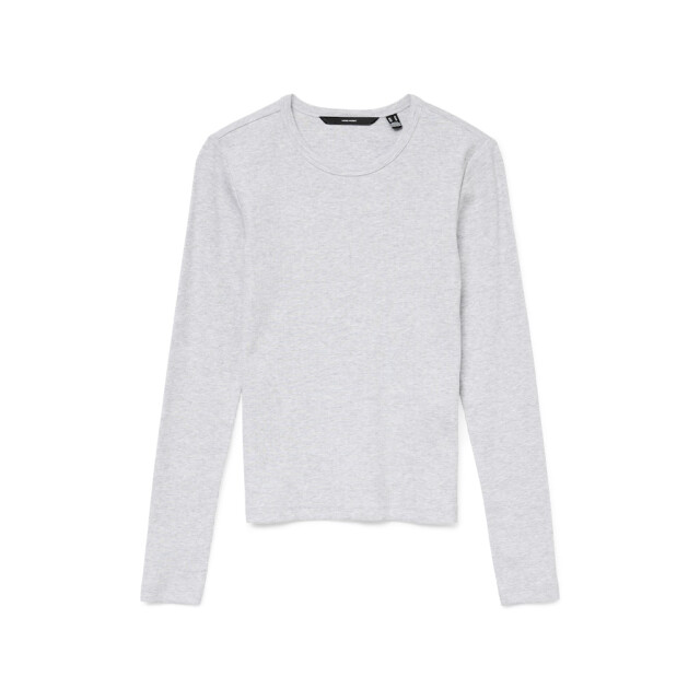 Vero Moda vmchloe ls short top ga jrs noos 10306897 light grey melange 06615.910.0004 large