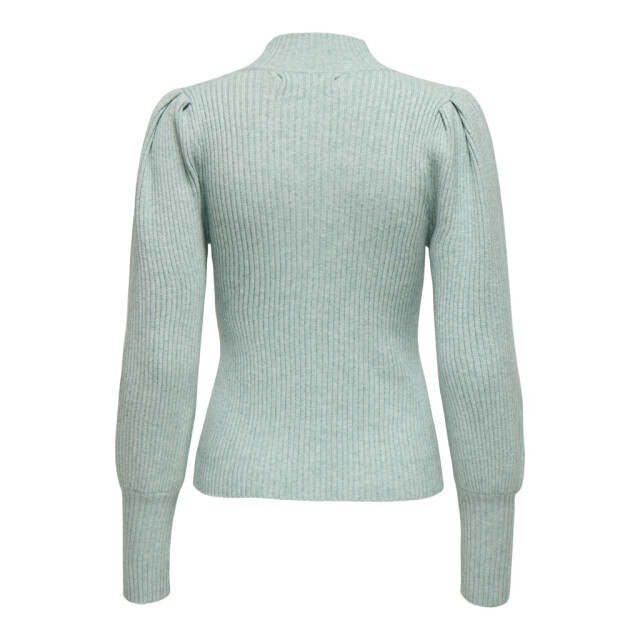 Only onlkatia l/s highneck pullover knt 15232494 gray mist 06712.940.0106 large