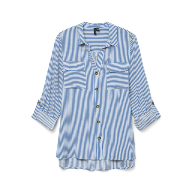 Vero Moda vmbumpy l/s shirt new wvn ga noos 10275283 azure 06615.211.0045 large