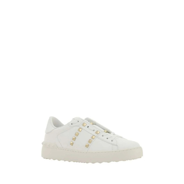 Valentino Garavani Rockstud untitled sneakers in leer Valentino Garavani Rockstud Untitled Sneakers in Leer large