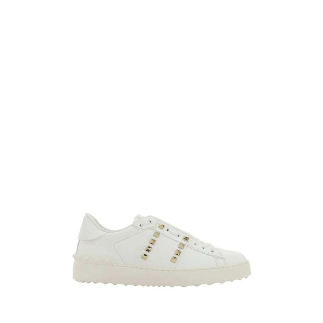 Valentino Garavani Rockstud untitled sneakers in leer Valentino Garavani Rockstud Untitled Sneakers in Leer large