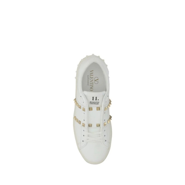 Valentino Garavani Rockstud untitled sneakers in leer Valentino Garavani Rockstud Untitled Sneakers in Leer large