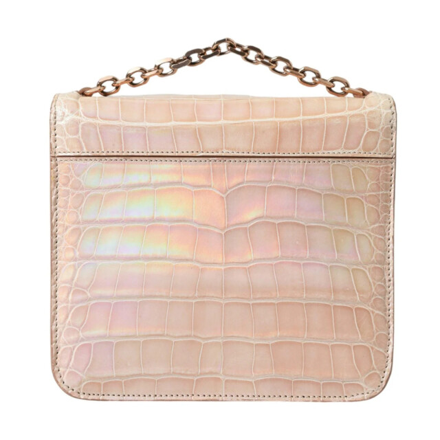 Balenciaga Elegant mini tas Balenciaga Beige Neo Classic Ketting Mini Handtas large