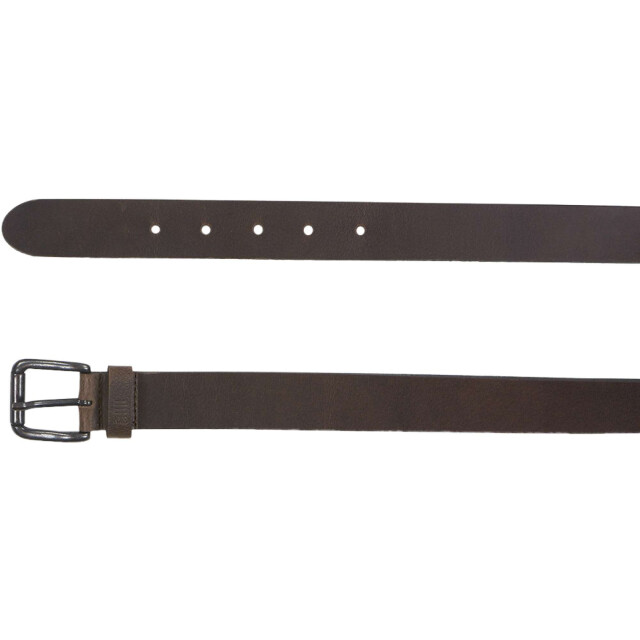 No Excess Belt leather buckle dark brown NBLT03-042 large