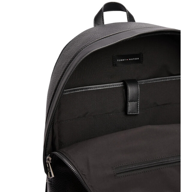 Tommy Hilfiger Signature rugzak met bol-design Tommy Hilfiger Zwart Signature Rugzak Met Bol-design large