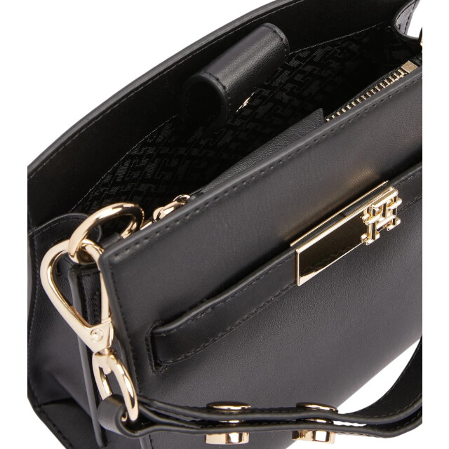 Tommy Hilfiger Heritage handtas met studs Tommy Hilfiger Zwart Heritage Handtas Met Studs large
