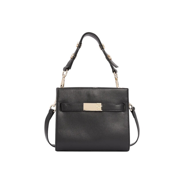 Tommy Hilfiger Heritage handtas met studs Tommy Hilfiger Zwart Heritage Handtas Met Studs large