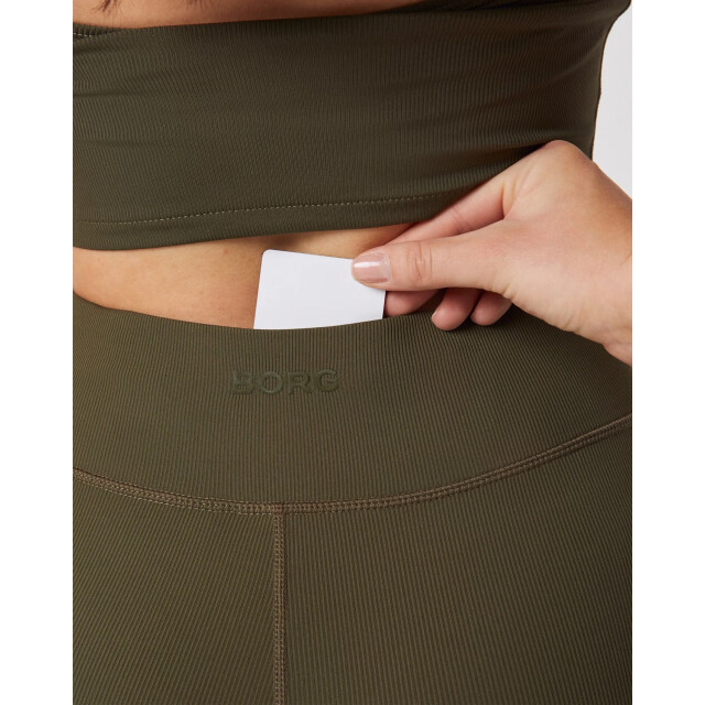 Björn Borg Dames studio highwaist rib tights 10002681-GN047 large
