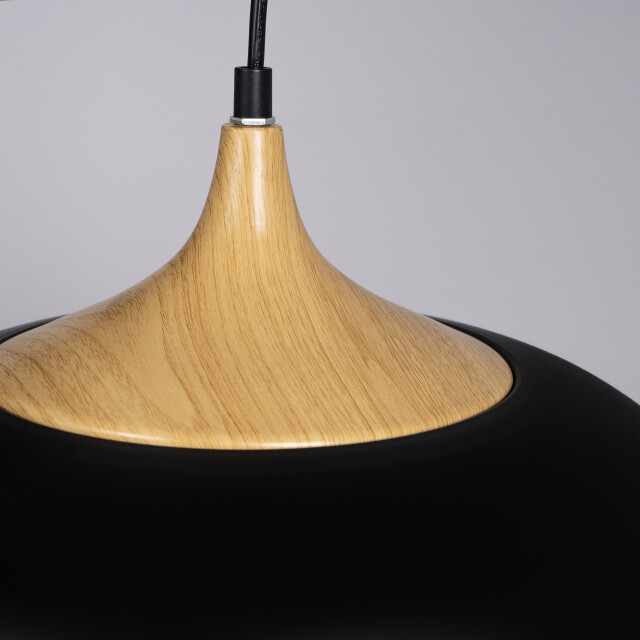QUVIO Hanglamp rond quv5064l-black 1395187 large