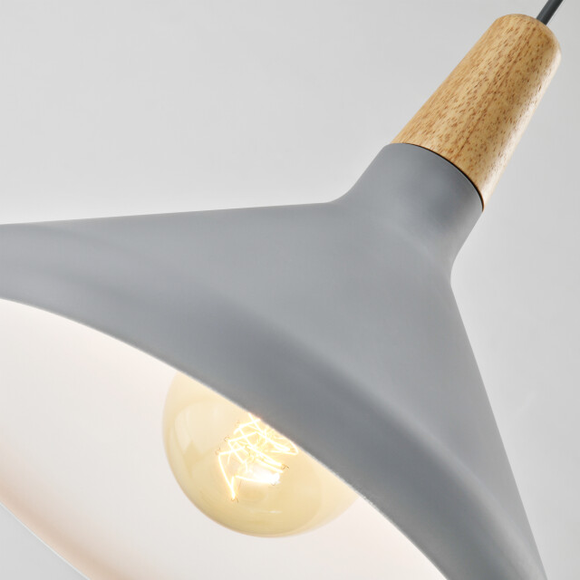 QUVIO Hanglamp rond quv5133l-grey 1545192 large